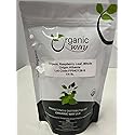 Organic Way Premium Dried Raspberry Leaf Whole (Rubus idaeus) - European Wild-Harvest | Organic & Kosher Certified | Raw, Vegan, Non GMO & Gluten Free