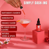Bab Louie & Co. Cherry Bitters, Non Alcoholic Bitter for Cocktails Old Fashioned Mix (30ml/1 Fl. Oz) Bitters for Cocktails Whiskey Sour Mix, Mocktails