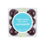 Sugarfina Dark Chocolate Sea Salt Caramels Small Candy Cube, Chocolate Bites, 2.6 oz, 1 Count