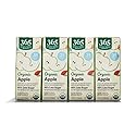 365 by Whole Foods Market, Organic Reduced-Sugar Apple Juice Boxes, 6.75 Fl Oz (Pack of 8)