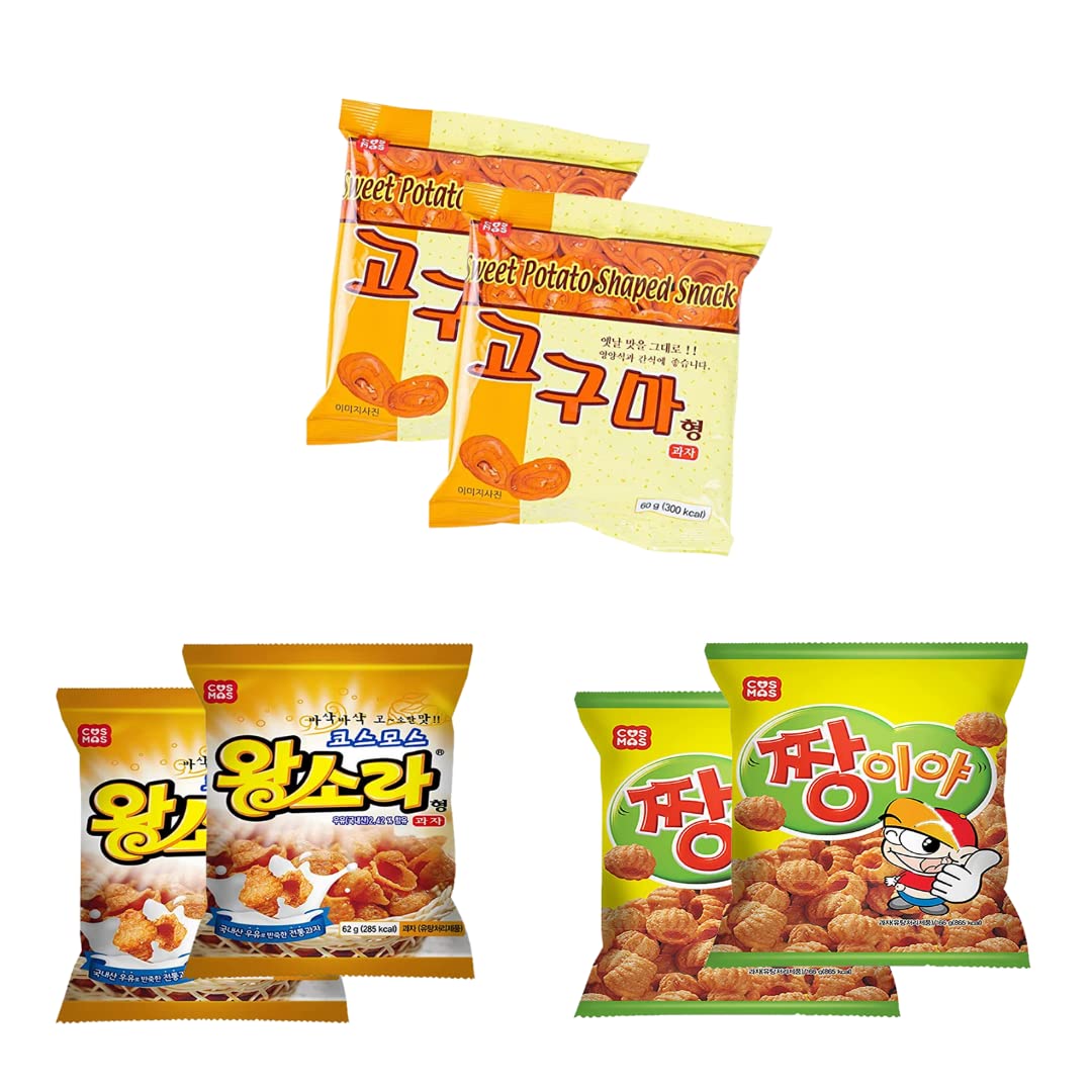 COSMOS KOREAN TRADITIOANAL VARIETY SNACK ASSORTMENT (3 COMBO #BB)