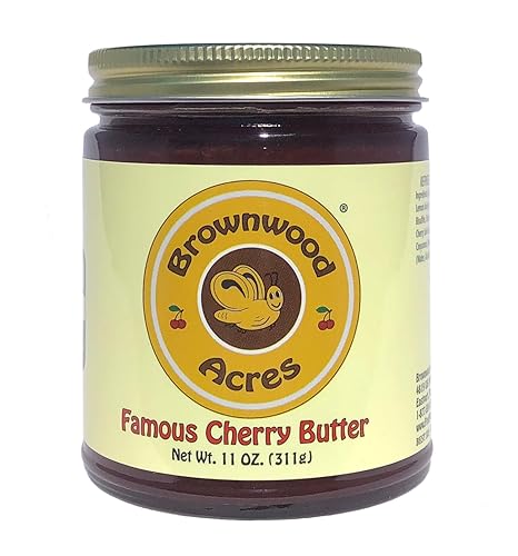 Famous Cherry Butter by Brownwood Acres, A Northern Michigan Favorite! (11 Ounce)