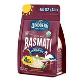 Lundberg Basmati Rice, Long Grain White Rice - Non-Sticky, Fluffy, Nutty, Aromatic Rice, Vegan Food, Healthy Meals, Gluten-Free, Grown in California, 64 Oz