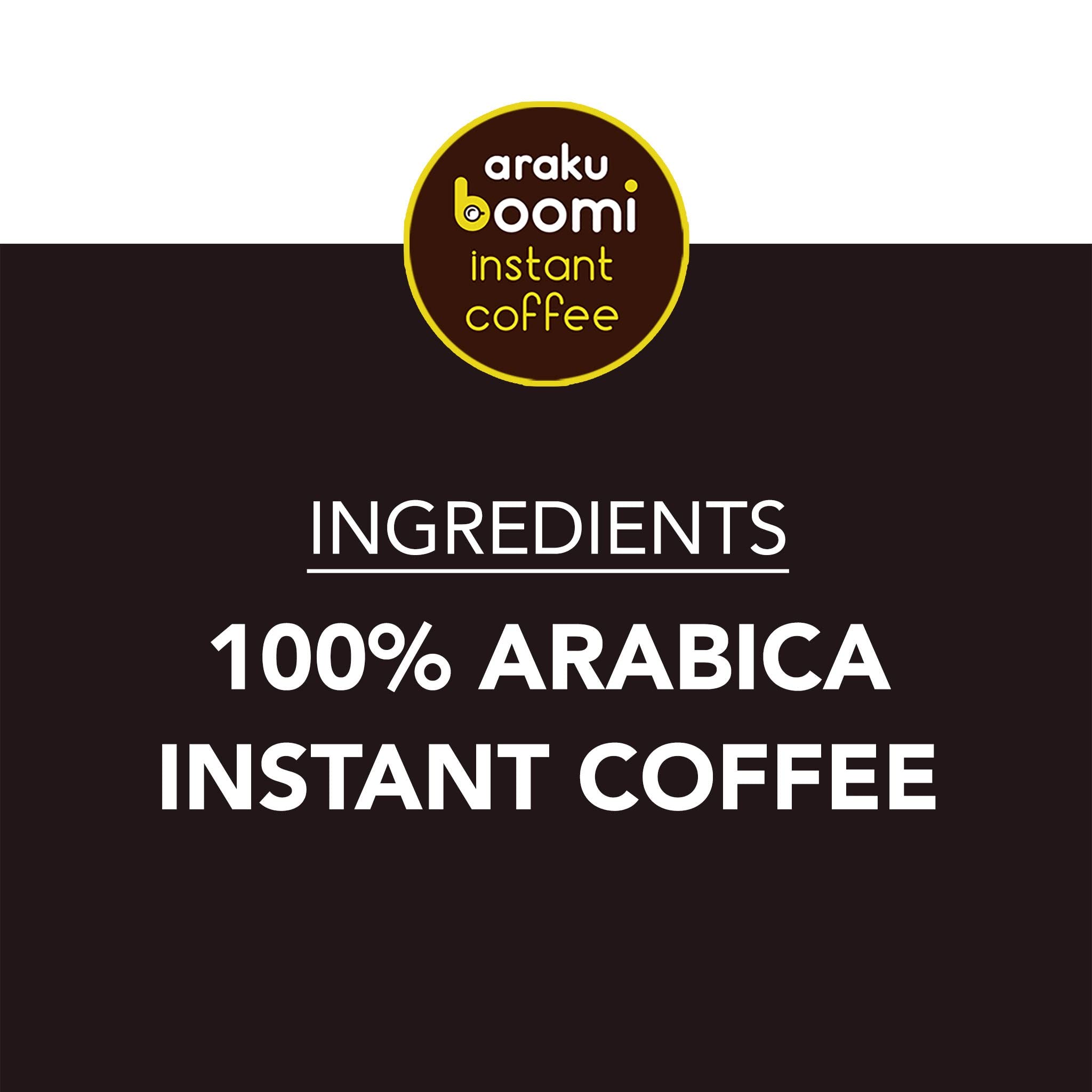Boomi Premium Single Origin Instant Coffee Powder | Medium Roast, 100% Arabica, Mold & Mycotoxin Free | 7oz Tin (1 Pack)
