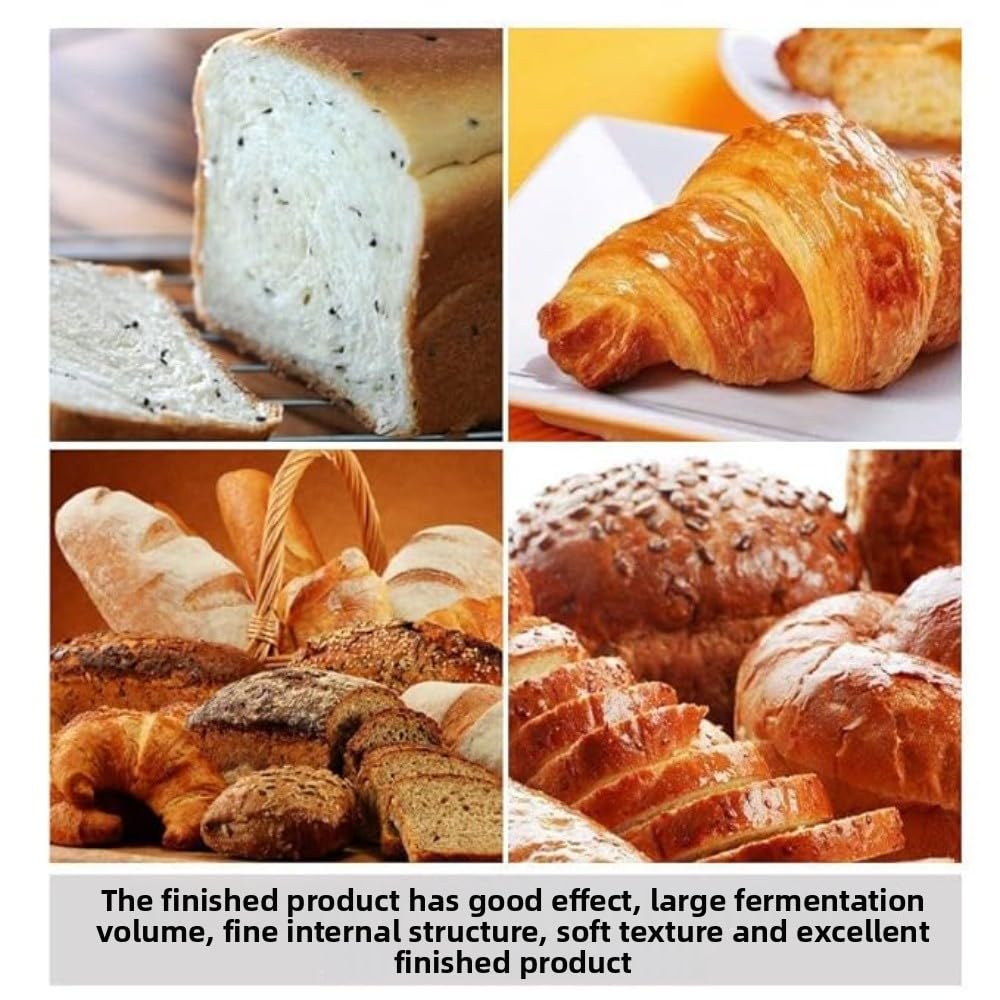 Instand dry Yeast, Angel, Mantou and steamed stuffed bun fermentation powder, Quick Rapid Rise Leavening Agent for Pastries,1.76ounce (5g * 10 bags)