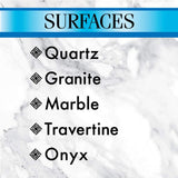 Stone Care International Quartz Cleaner and Polish - 24 Ounce (2 Pack) - Clean & Shine Your Quartz Countertops Islands and Stone Surfaces with UV