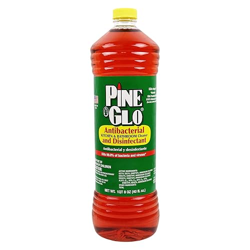 Pine Glo Antibacterial and Disinfectant Cleaner, Hospital Grade and EPA Registered. Pine Scent 40 Fl oz Bottle