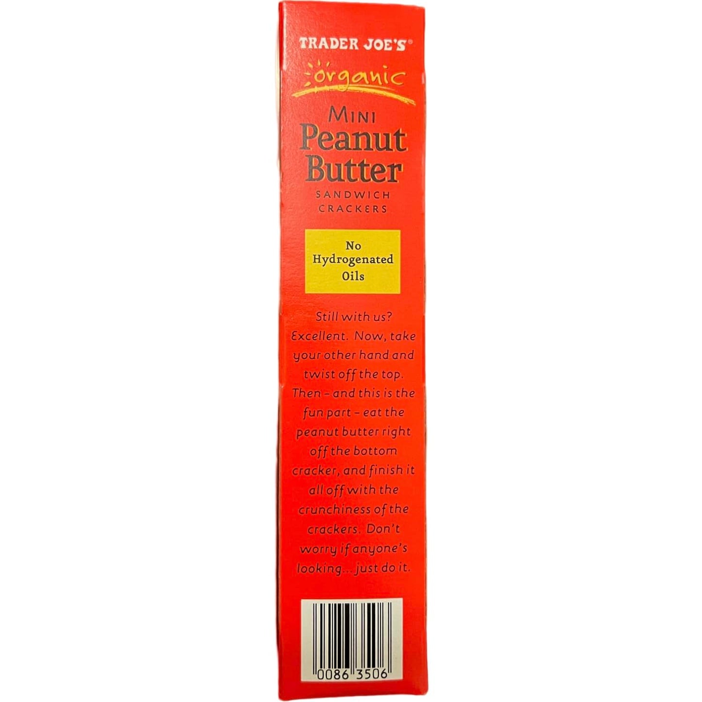 Trader Joe's Organic Mini Peanut Butter Sandwich Crackers (Pack of 2)