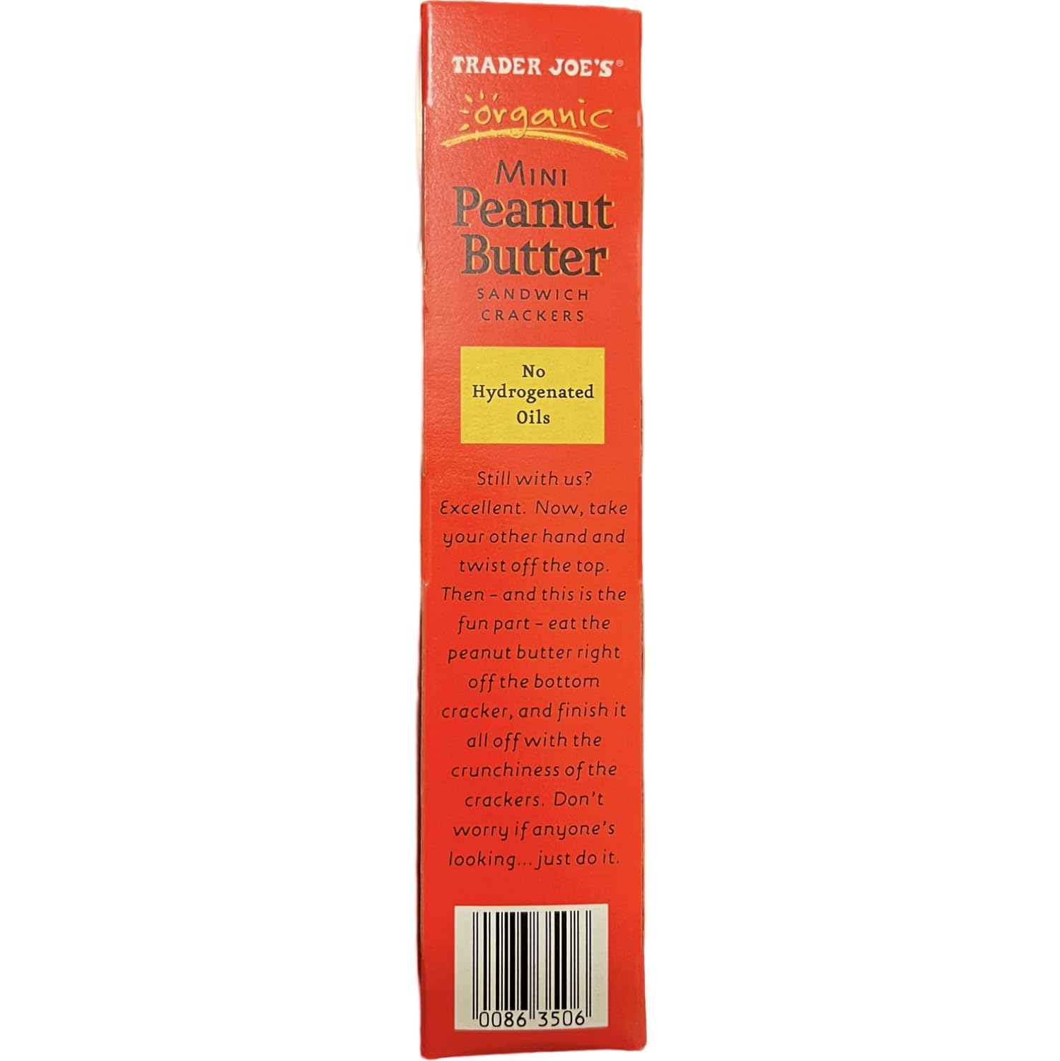 Trader Joe's Organic Mini Peanut Butter Sandwich Crackers (Pack of 2)