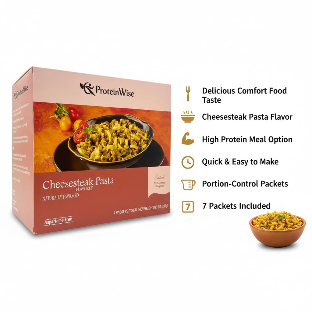 ProteinWise - Cheesesteak Pasta - 7/Box