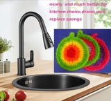 Dish Scrubber Cute Non Scratch Decorative Dish Scrubber Dish Net Clothes for Kitchen Washing Dishes Cleaning Net 3 Pack