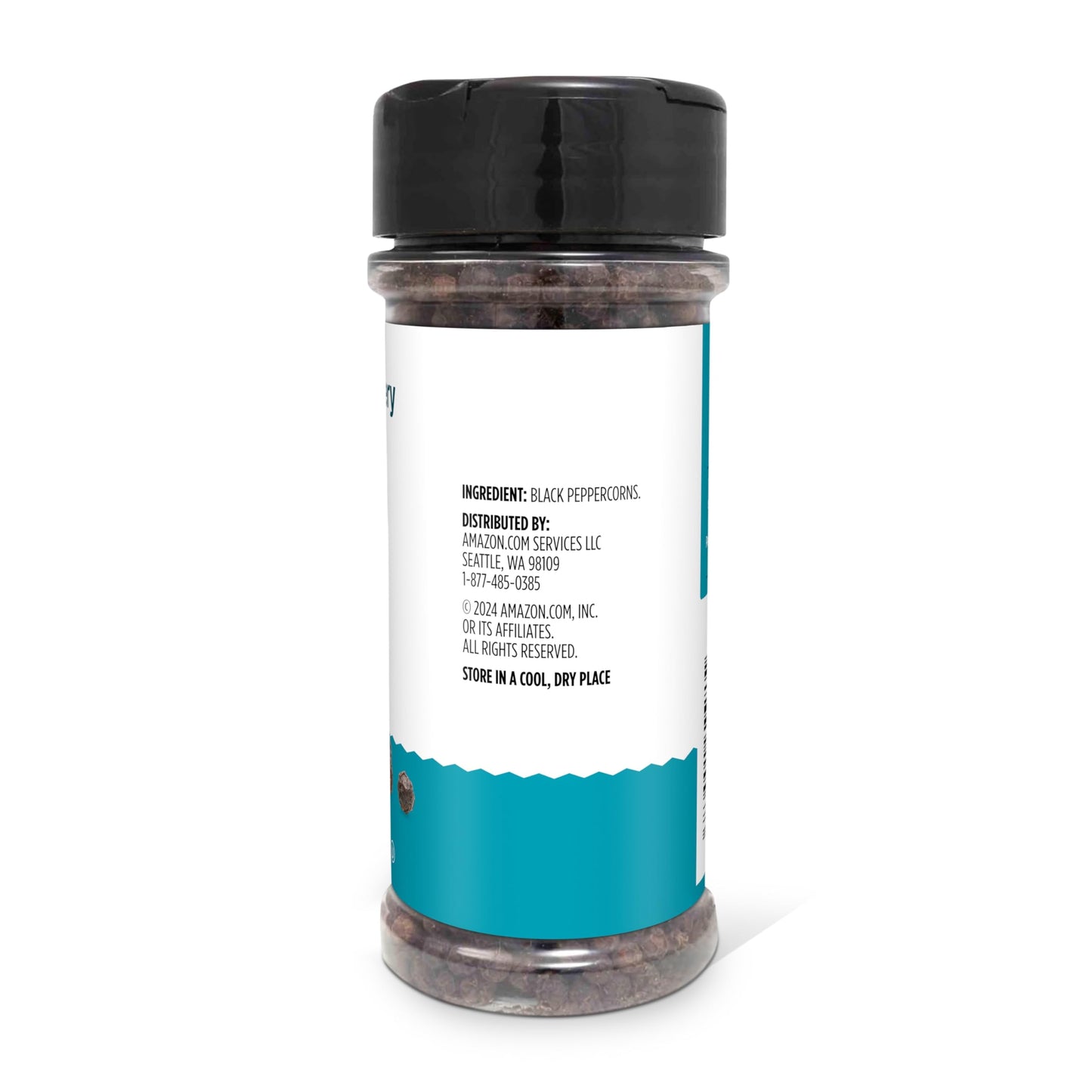 Amazon Grocery, Tellicherry Whole Black Peppercorns, 3.5 Oz