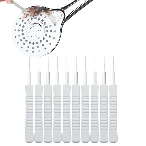 Shower Head Cleaner Tool Shower Head Cleaning Brush for Small Hole Anti-Clogging Nozzle for Household Bathroom 10Pack