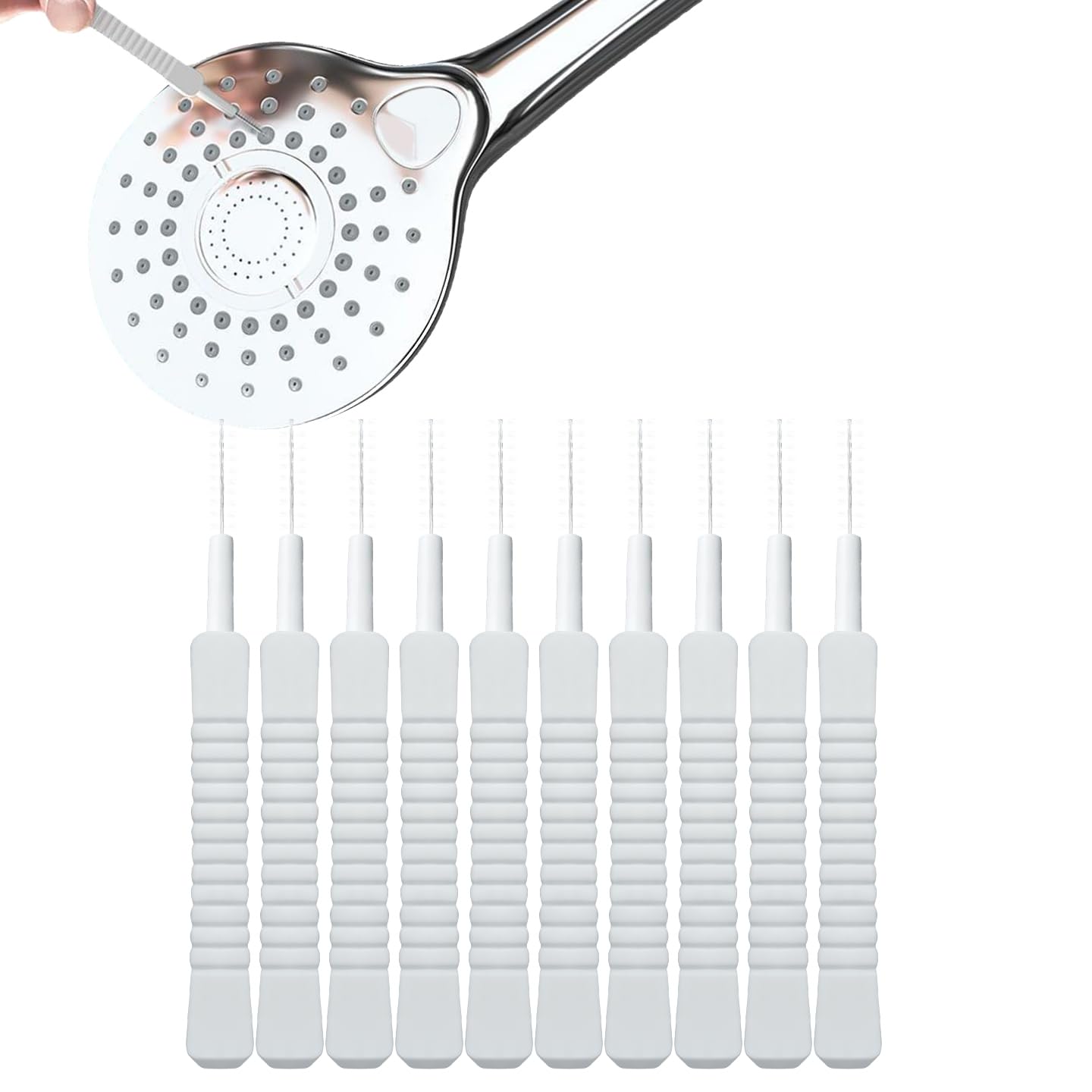 Shower Head Cleaner Tool Shower Head Cleaning Brush for Small Hole Anti-Clogging Nozzle for Household Bathroom 10Pack