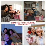 Movie Night Popcorn and Candy Gift Basket - Keto Cravings Gift Basket - Perfect for a Cozy and Fun Evening at Home or the Theater with Family