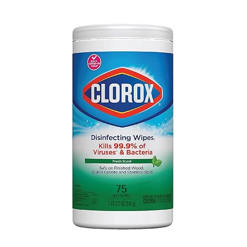 Clorox Disinfecting Wipes, Bleach Free Cleaning Wipes - Fresh Scent, 75 Count