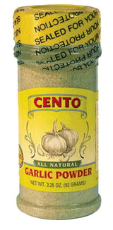 Cento Garlic Powder, 3.25 Ounce Bottles (Pack of 12)