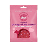 Biona Organic Vegan Pomegranate Hearts 75g-10 Pack
