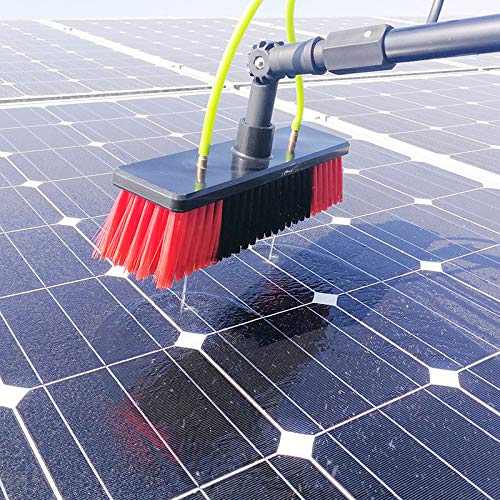 Techtongda Window Cleaning Poles Water Fed Brush 8m Poles Easy to Install