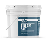 Earthborn Elements Fine Sea Salt, 1 Gallon Bucket, Sourced from Spain, Pure Ground, Baking & Cooking