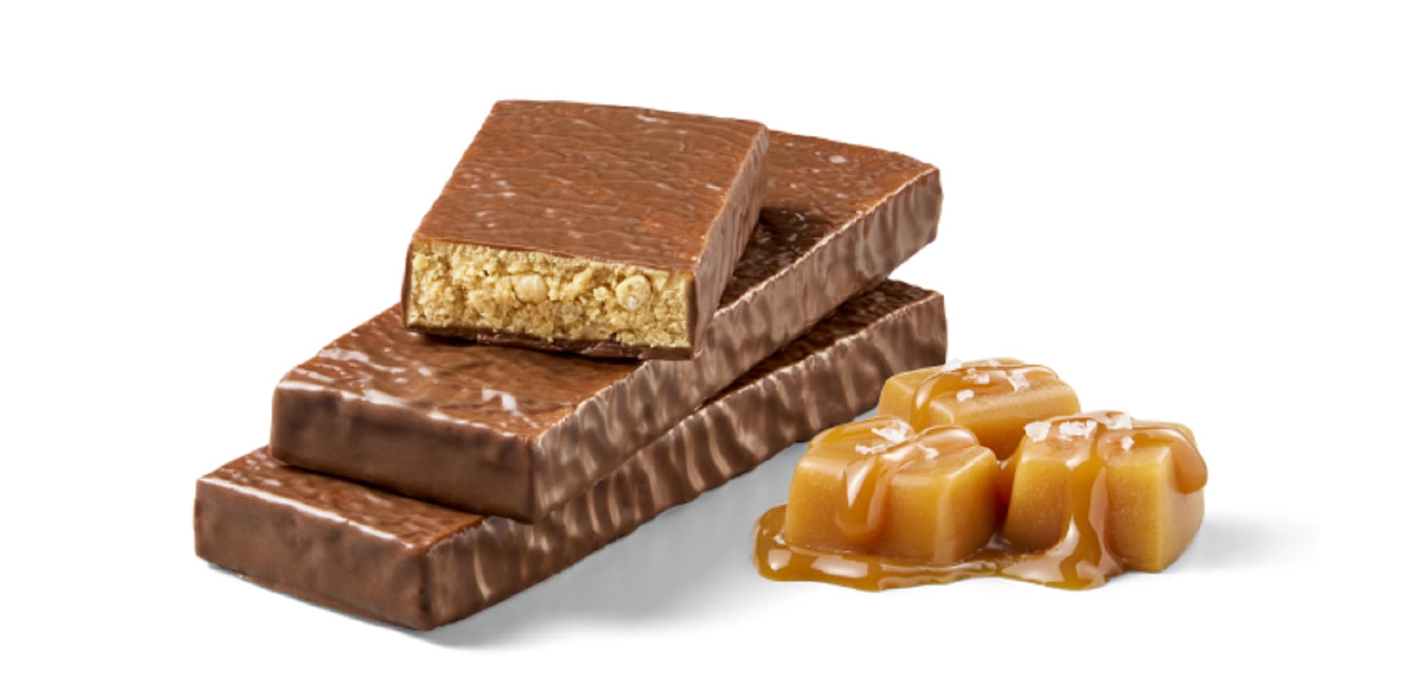 think! Protein Bars with Chicory Root for Fiber, Digestive Support, Gluten Free with Whey Protein Isolate, Salted Caramel, Snack Bars without