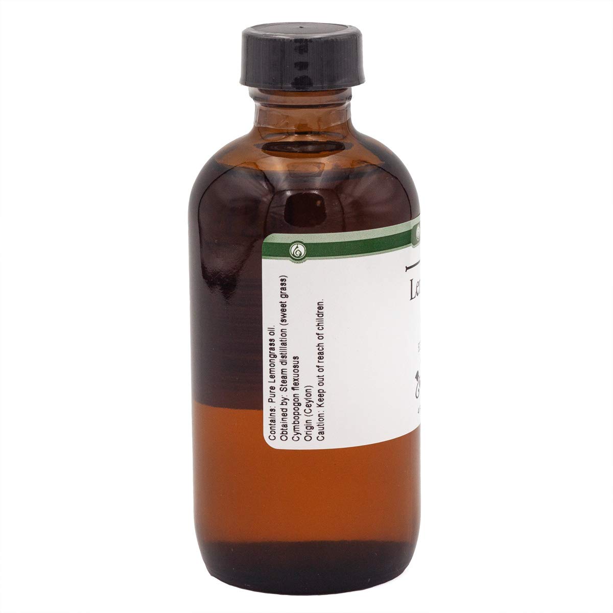 LorAnn SS Lemongrass Oil, Natural Flavor 4 Ounce Bottle