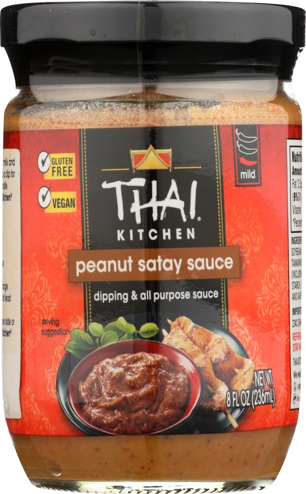 THAI KITCHEN SAUCE PEANUT SATAY, 8 OZ, PK- 6