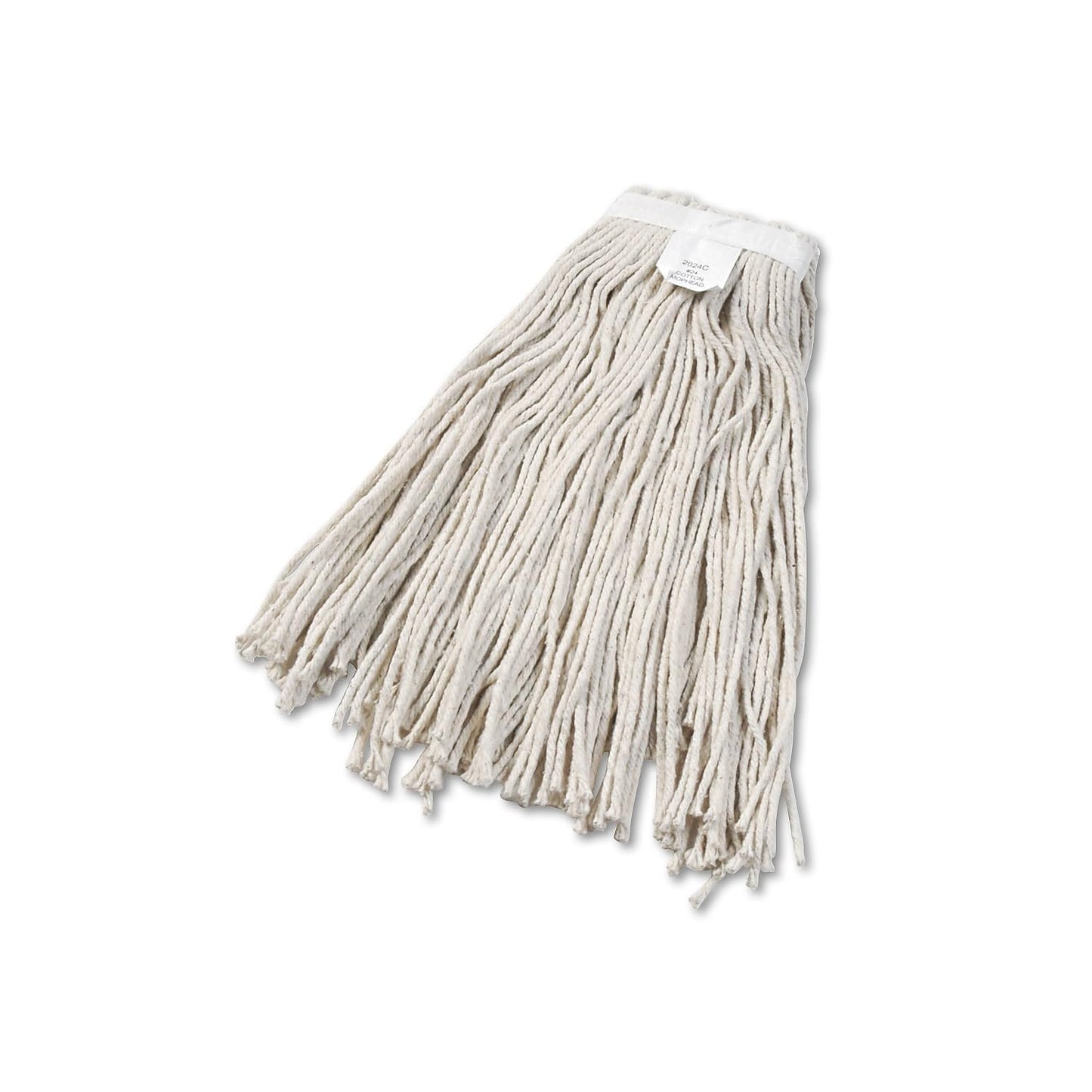 Boardwalk Cut-End Wet Mop Head, Cotton, No. 24, White