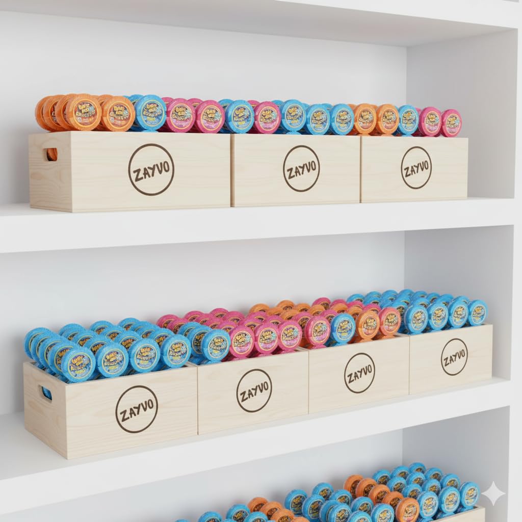 Hubb@ -Bubb@ Bubble Tape Gum - 2 oz., 12 Pack, Chewy Fruity Gum, Individually Wrapped, Long-Lasting, Fun Snack for Kids, Lunch, Travel & On-the-Go
