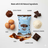 Munch Better Chocolate Fudge Protein Brownies - 15g Protein, Soft & Chewy, Gluten-Free, Low Sugar, Individually Wrapped, Clean Ingredients - 12 Count