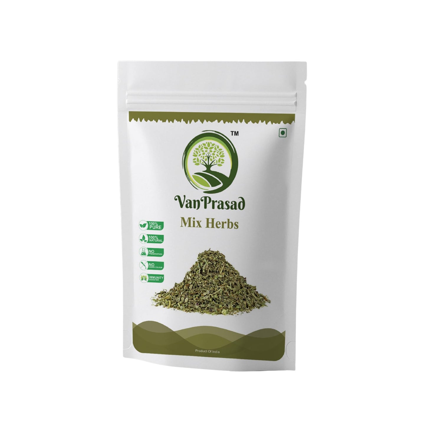 VanPrasad Mixed Herbs Natural 500g | Premium Aromatic Dried Herb Blend | All-Purpose Seasoning & Garnishing Mix | Italian Seasoning for Pizza, Pasta
