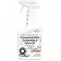 NOYATECH Countertop Cleaner & Sealer - Streak-Free Spray for Granite, Marble & Quartz | Cleans & Protects in One Step | USDA BioBased, Non-Toxic, No