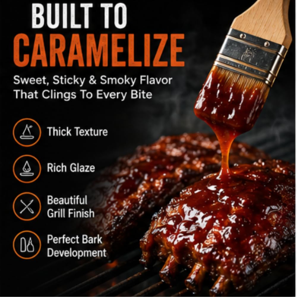 CW Dressings Date-Sweetened BBQ Sauce, Sweet & Smoky, 14 oz