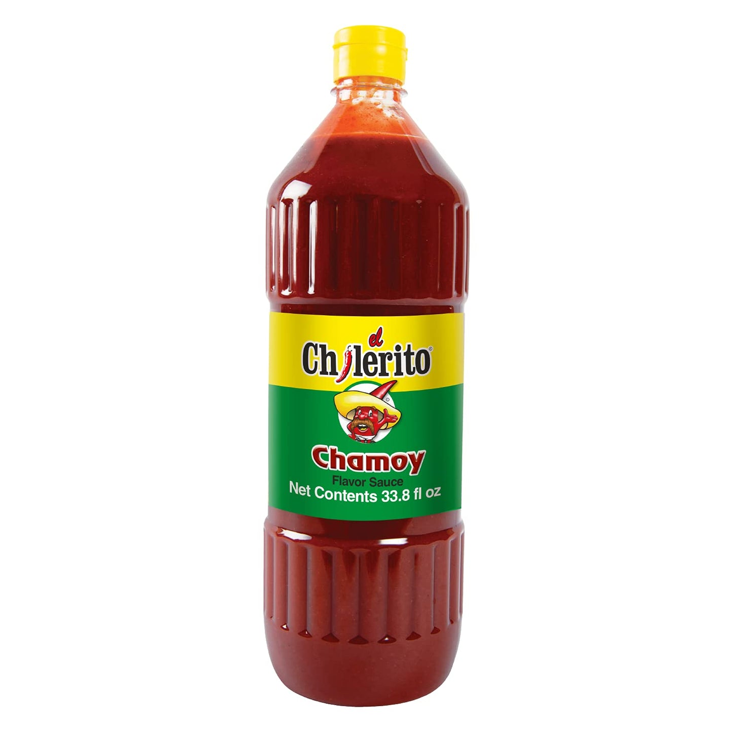 El Chilerito Chamoy Sauce 33.8 Fl. Oz / 1lt (Pack of 1) - Authentic Mexican Flavor - Perfect for Snacks and Drinks