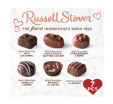 Russell Stover Valentine's Day Heart Shaped Box - Pack of 2-7 Pieces Per Box - Iconic Chocolate Everyone Loves - Perfect for Giving That Special