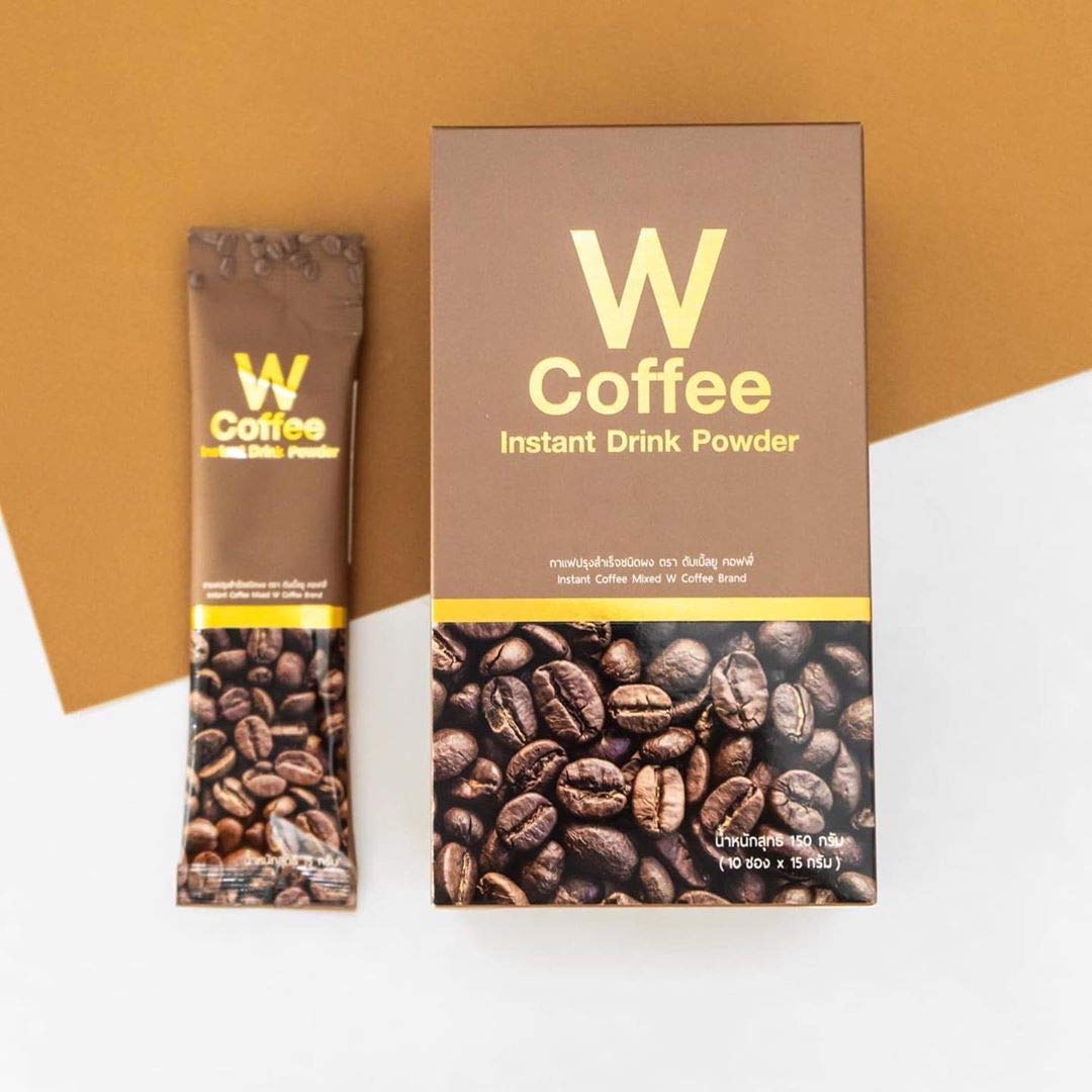 Wink White W Instant Coffee 15g x 10 sachets Just 40 Cal No Fat No Sugar