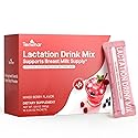 Temimar Lactation Drink Mix for Breastfeeding, with Fenugreek, Milk Thistle, Electrolytes for Healthy Milk Supply & Hydration, Mixed Berry Flavor, 16
