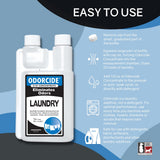 Odorcide Concentrated Fresh Linen Scent Laundry Odor Eliminator for Strong Odor, All Laundry Uses - Safe, Non-Enzymatic Odor Neutralizer - Laundry