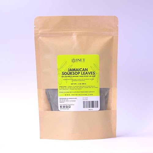 Jamaican Soursop Leaf Tea | Graviola | Guanabana | Annona Muricata | Loose Leaves | 1 oz