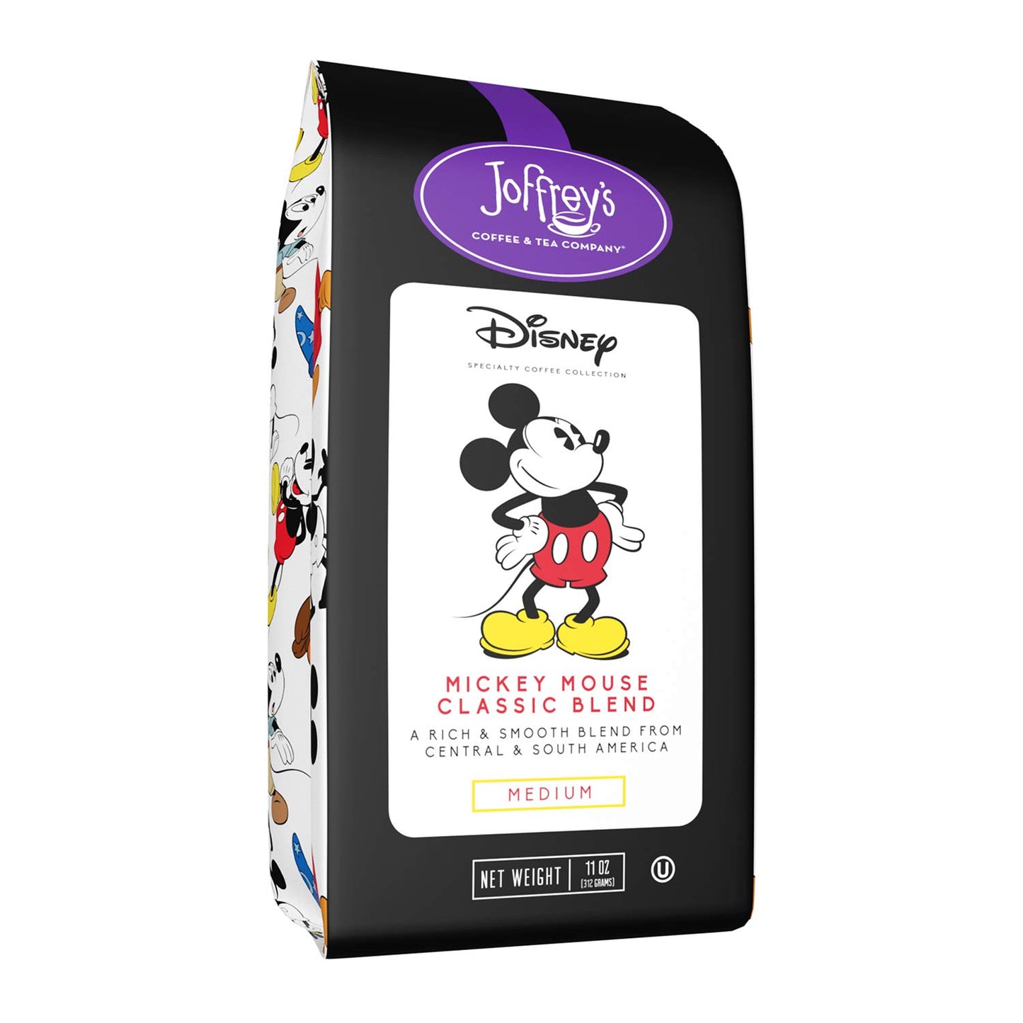 Joffrey's Coffee - Disney Mickey Mouse Classic Blend | Artisan Medium Roast, Arabica Coffee Beans, Smooth & Rich Flavor, Brew or French Press (Whole
