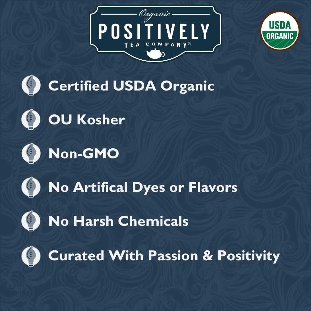Organic Positively Tea Company, Caramel Black Tea, Loose Leaf, 16 Ounce