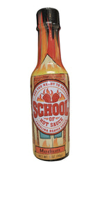 School of Hot Sauce (Medium) Carolina Reaper Pepper Sauce, A Perfect Balance of Heat and Flavor, Gourmet Hot Sauce, Versatility For All Kinds