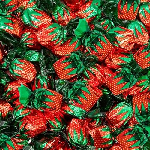 Mother Bears Candy Strawberry Filled Bon Bon, Soft Center Strawberry Flavor, 1 Pound Bag