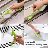5Pcs Crevice Cleaning Brush Set, Hard Bristle Grout Brush for Window Track, Tile Lines, Sink Corners, Small Gaps, Bottles & Blinds