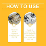Yiushing Heavy Duty Degreaser Cleaner Spray, All Purpose Cleaning Agent, Powerful Clean Stains Spray (1Pcs)