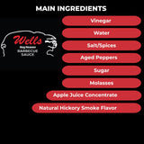 Wells Hog Heaven Barbecue Sauce (16 Fluid Ounces) | Carolina Vinegar Based Barbecue Sauce | No High Fructose Corn Syrup |