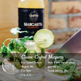 Crafted Cocktails Margarita Mix | 2 Pack (32 Fl Oz Each) | Low Calorie (60 Calories/Serving) | Premium Cocktail & Mocktail Mixer | Clean Ingredients