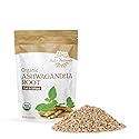 Halo Naturals Organic Ashwagandha Root Cut & Sifted, 4 Ounces (Withania somnifera) USDA Certified | Resealable Pouch| Packaged in The USA