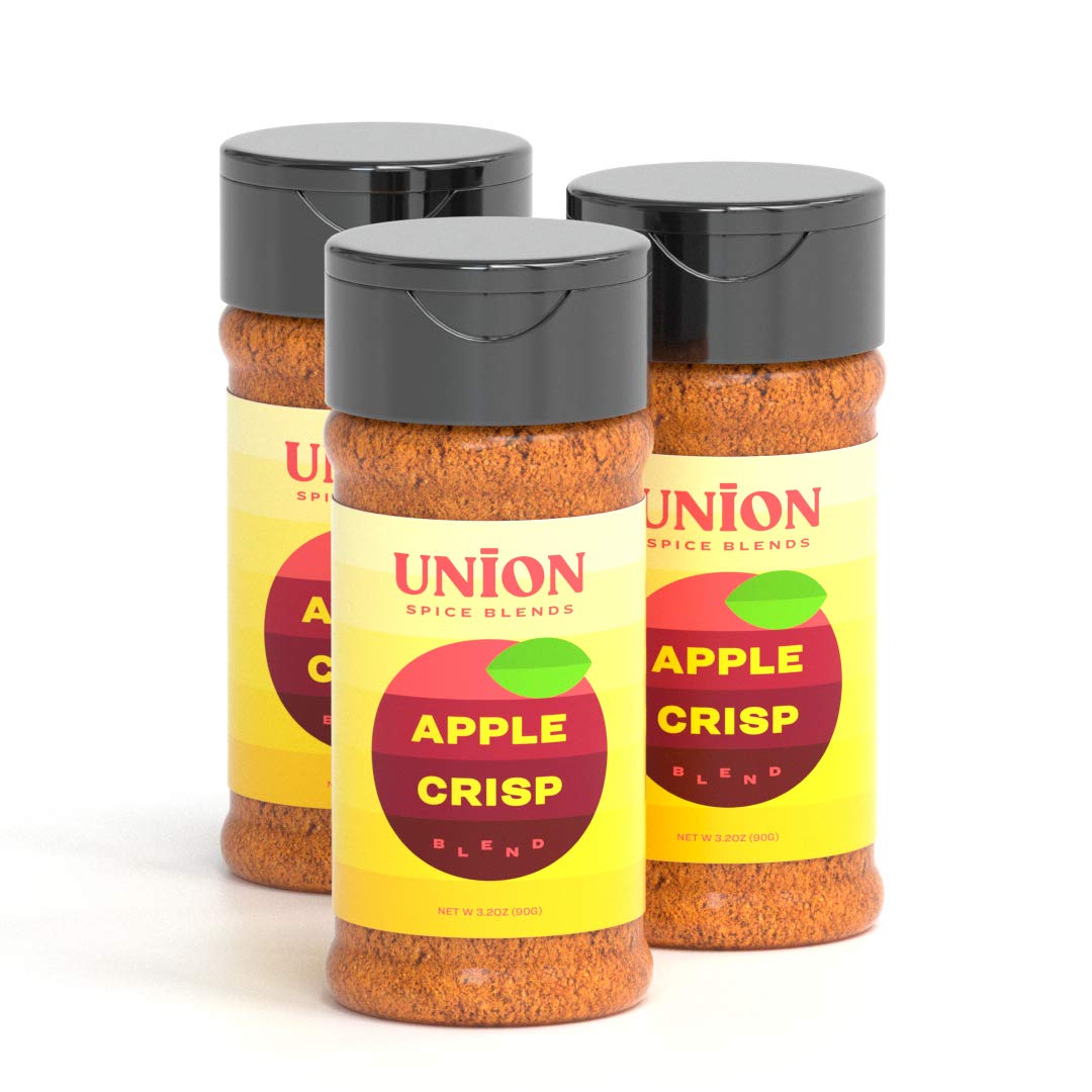 Union Spice Blends Seasoning Blend, Gluten Free, Non GMO, Nut Free, Kosher, 3 oz. (Apple Crisp Spice)