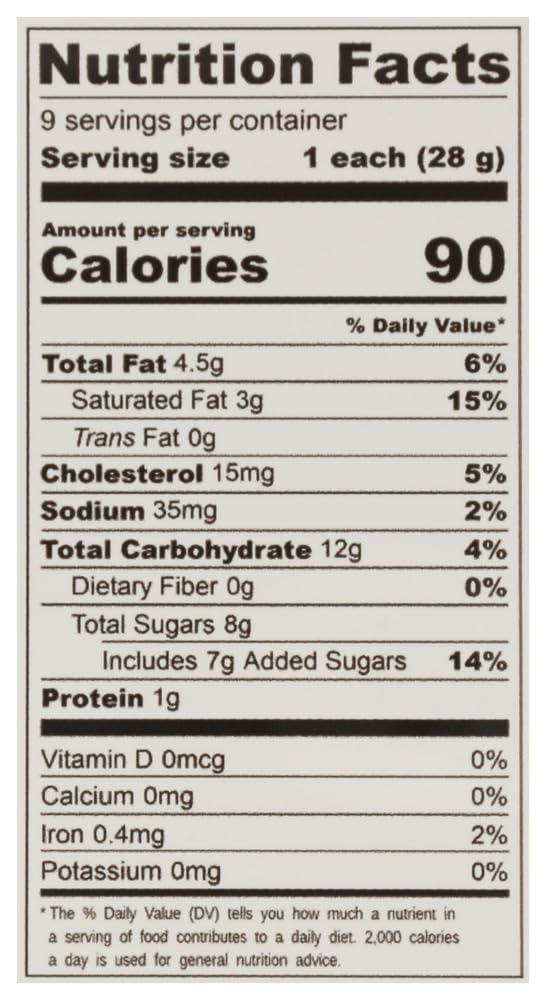 Bisousweet Confections Doughnut Muffin Banana Chocolate Chip, 9 Ounce